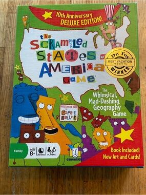 Scrambled States Of America Game Deluxe Edition